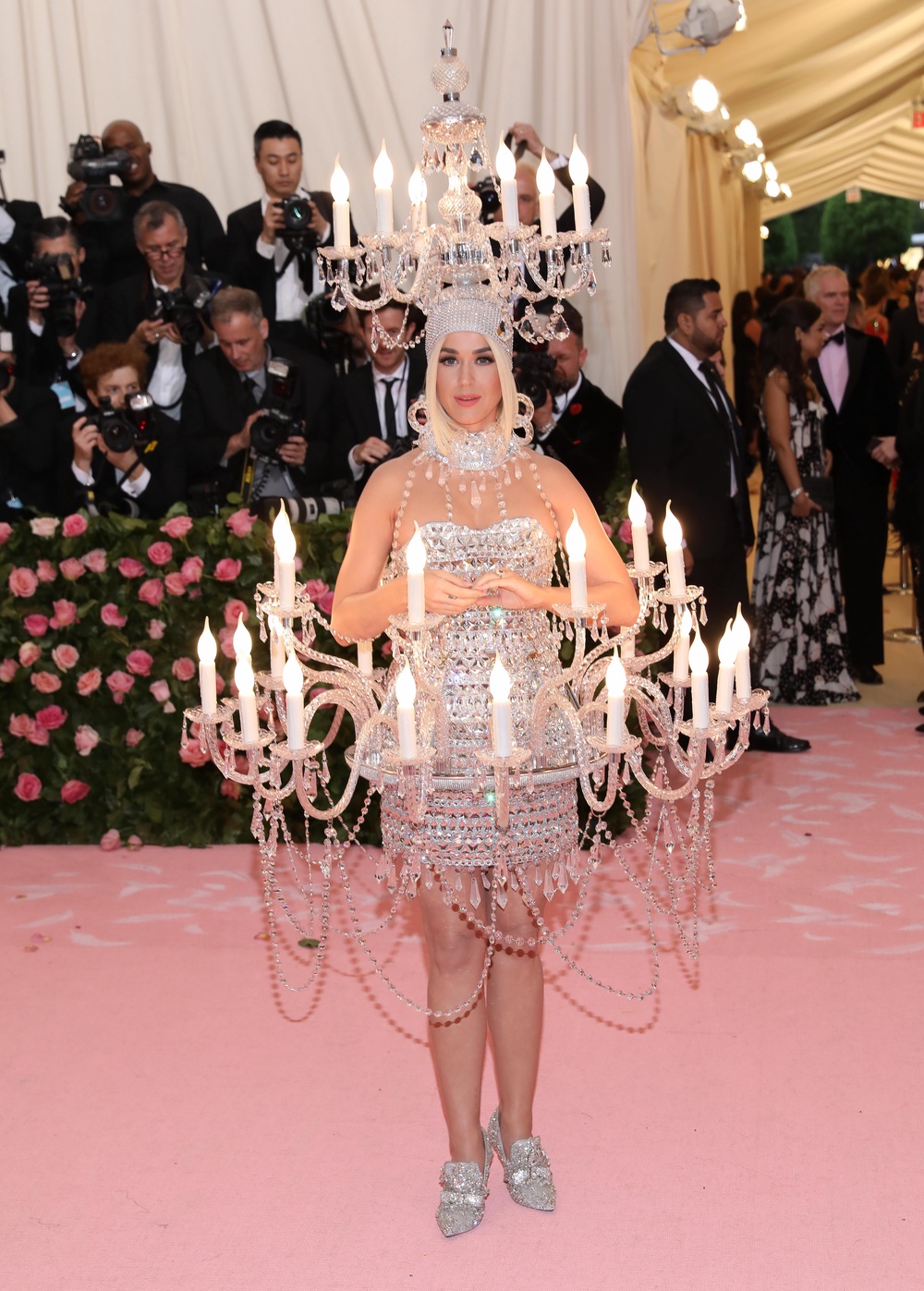 Katy Perry on the 2019 Met Gala carpet (Alamy/PA)