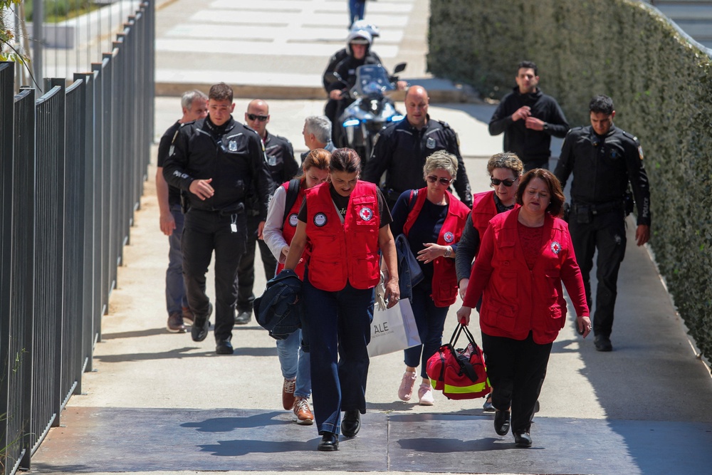 A number of people were injured in the shooting at a social security office in Greece (Reuters)