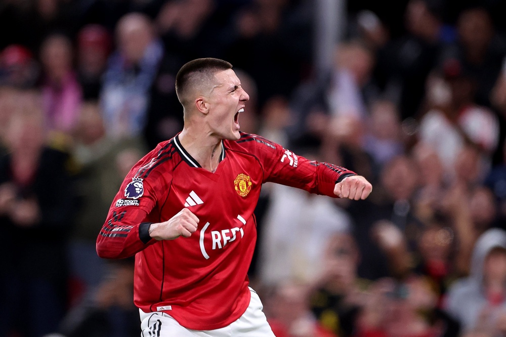 Sesko got another Old Trafford goal as Man Utd defeated Brentford on Monday (Getty)