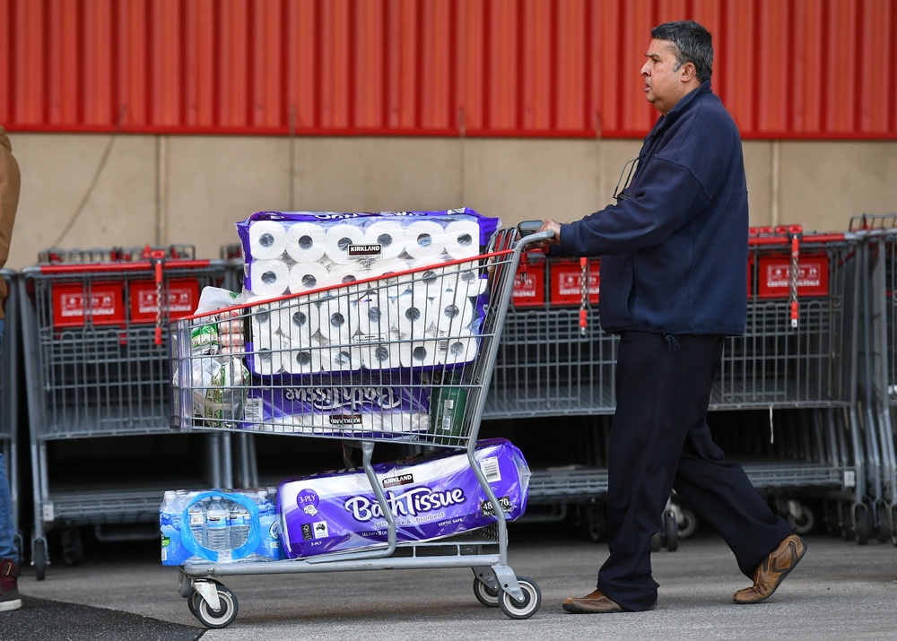 Dr Derek Watson warns that people could return to panic buying (AFP/Getty)