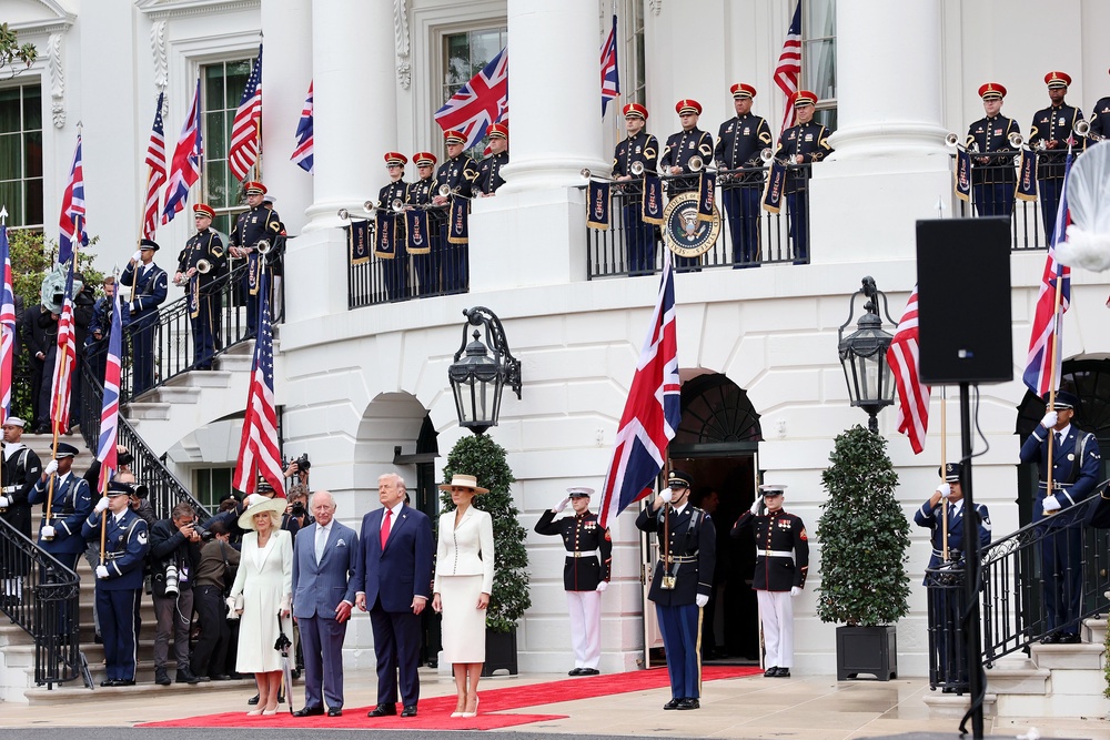 The scene at the White House (Chris Jackson/PA) (PA Wire)