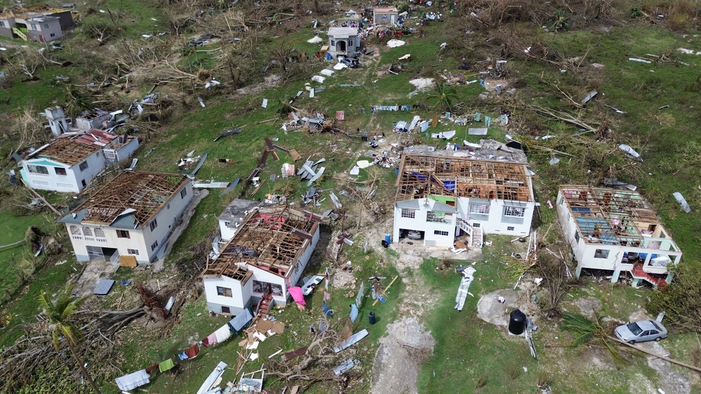 Hurricane Melissa ravaged a strip of Jamaica, destroying 24,000 homes (AFP/Getty)