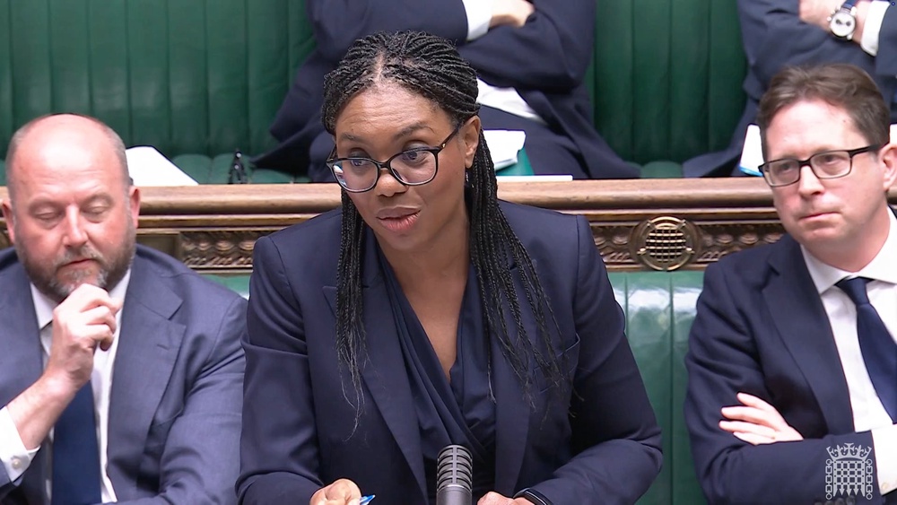 Conservative Party leader Kemi Badenoch speaking in the House of Commons (House of Commons/UK Parliament/PA) (PA Wire)