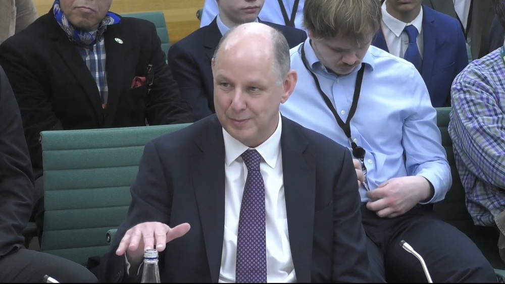 Former Foreign Office permanent under-secretary Sir Philip Barton appearing before the Foreign Affairs Committee (House of Commons/UK Parliament/PA) (PA Wire)