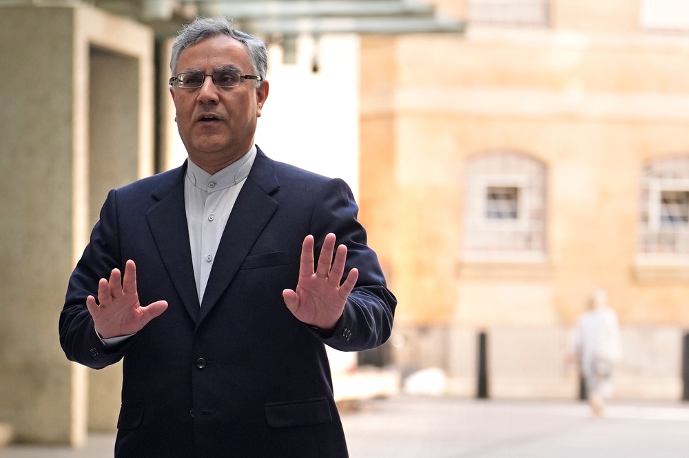 Iran’s ambassador to the UK Seyed Ali Mousavi (Jordan Pettitt/PA Wire)
