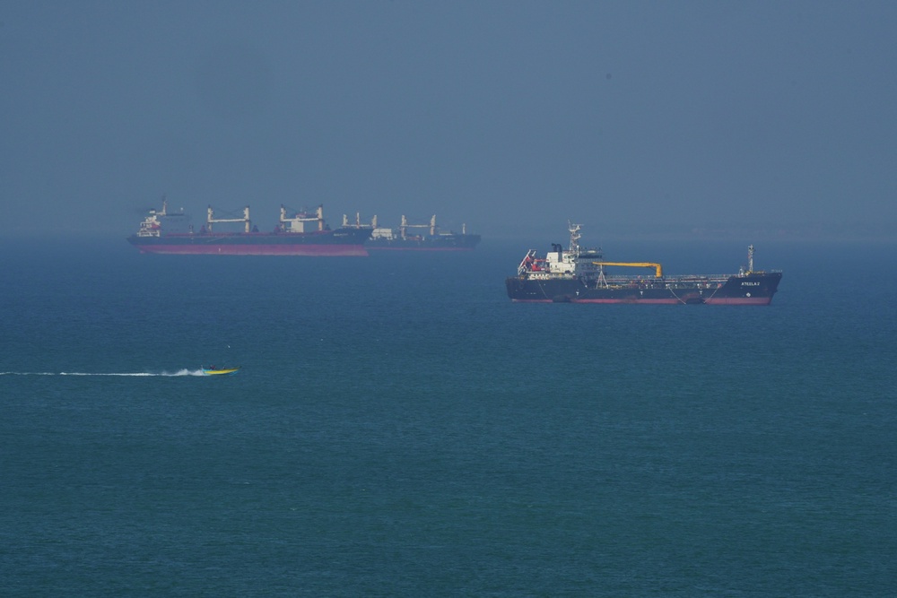 The Strait of Hormuz has not been freely open for traffic for two months (Getty)