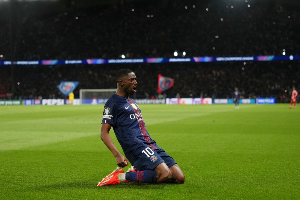 Ousmane Dembele starred for PSG (Aurelien Morissard/AP) (AP)