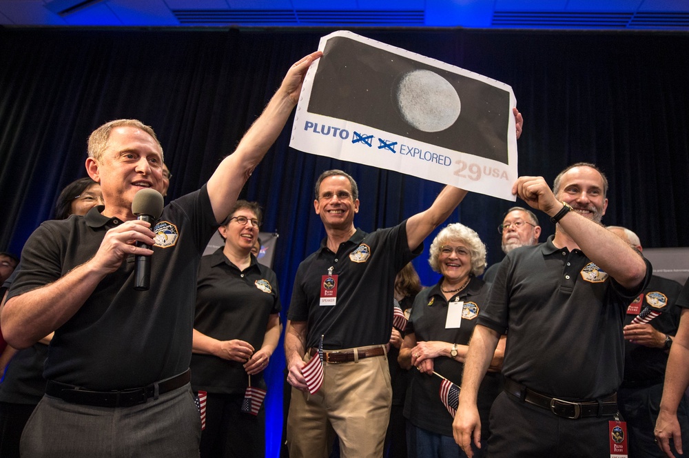 NASA scientists sent an unmanned spacecraft to fly by Pluto in 2015, capturing images of its icy mountains (Getty)