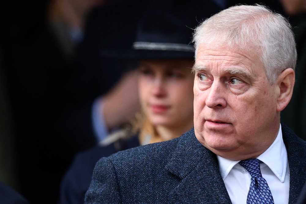 The king’s younger brother, Andrew Mountbatten-Windsor, has denied accusations he sexually assaulted one of Epstein’s most prominent accusers, Virginia Giuffre (AFP/Getty)