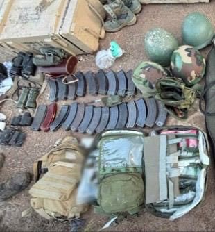 Images show AK-style rifle magazines (IDF)