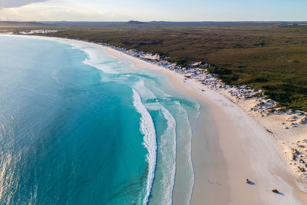 Wharton Beach was chosen for its remote location (Getty Images)