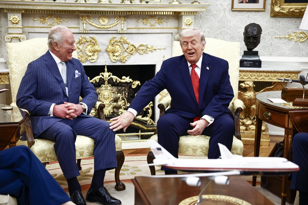 Trump said the King agrees with him that Iran should not be allowed nuclear weapons (PA Wire)