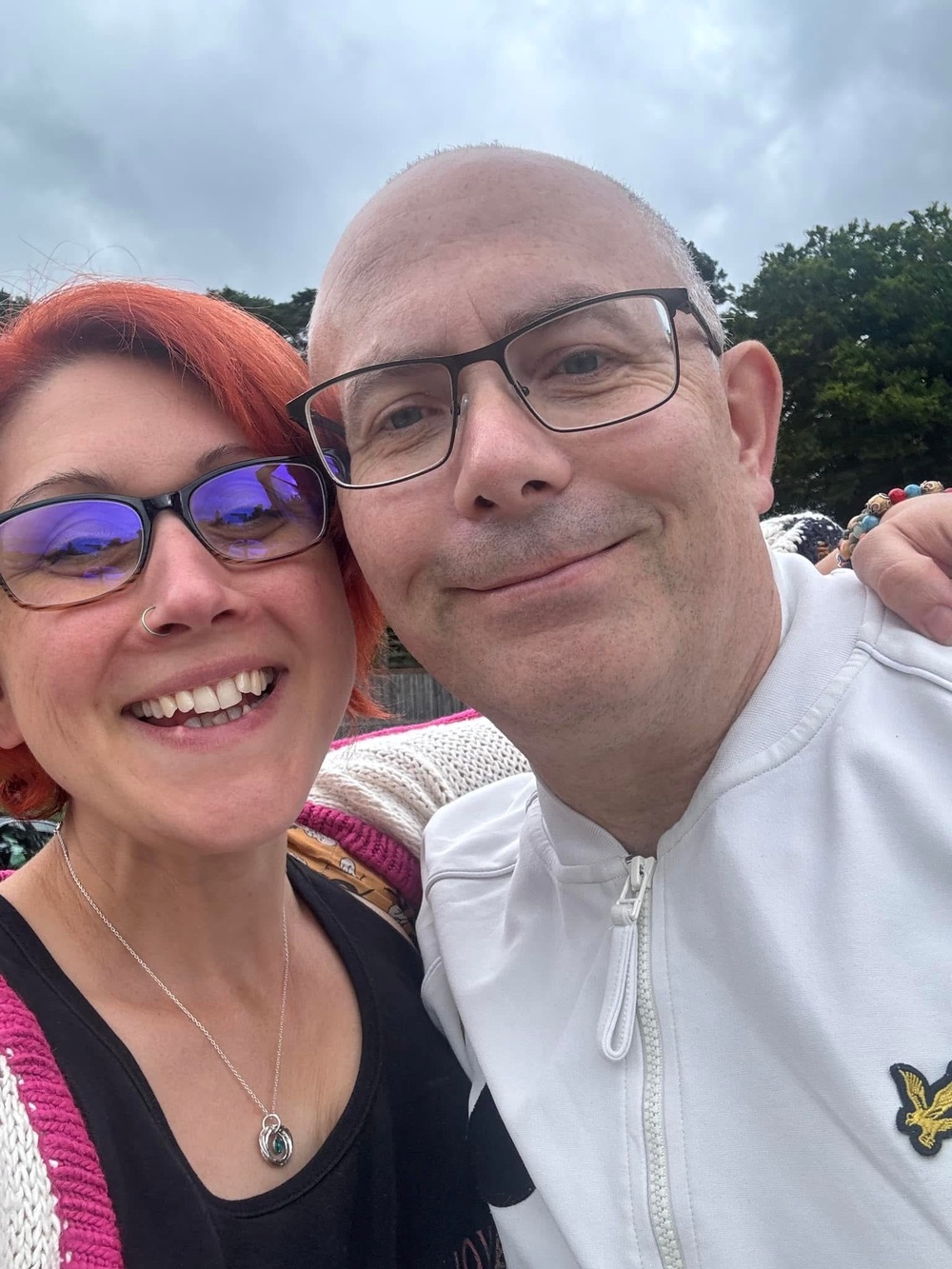 Jemma and Jon at Center Parcs after he started treatment (Collect/PA Real Life)