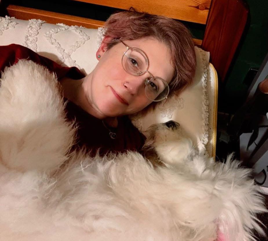 Jemma with her dog (Collect/PA Real Life)