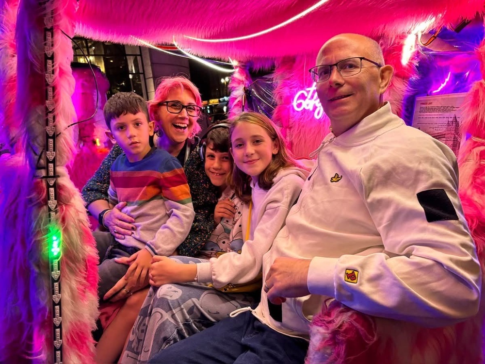 The family saw The Lion King at the theatre in London as their last outing together before Jon’s health deteriorated significantly (PA)