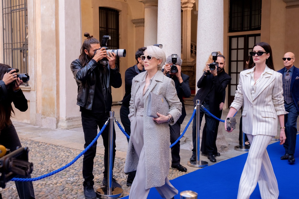 Meryl Streep as Miranda and Anne Hathaway as Andy in ‘The Devil Wears Prada 2’ (PA)