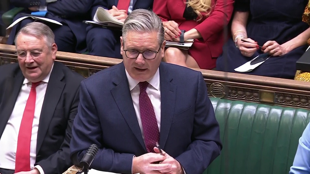 Sir Keir Starmer addressed the reports at PMQs (House of Commons/UK Parliament/PA) (PA Wire)