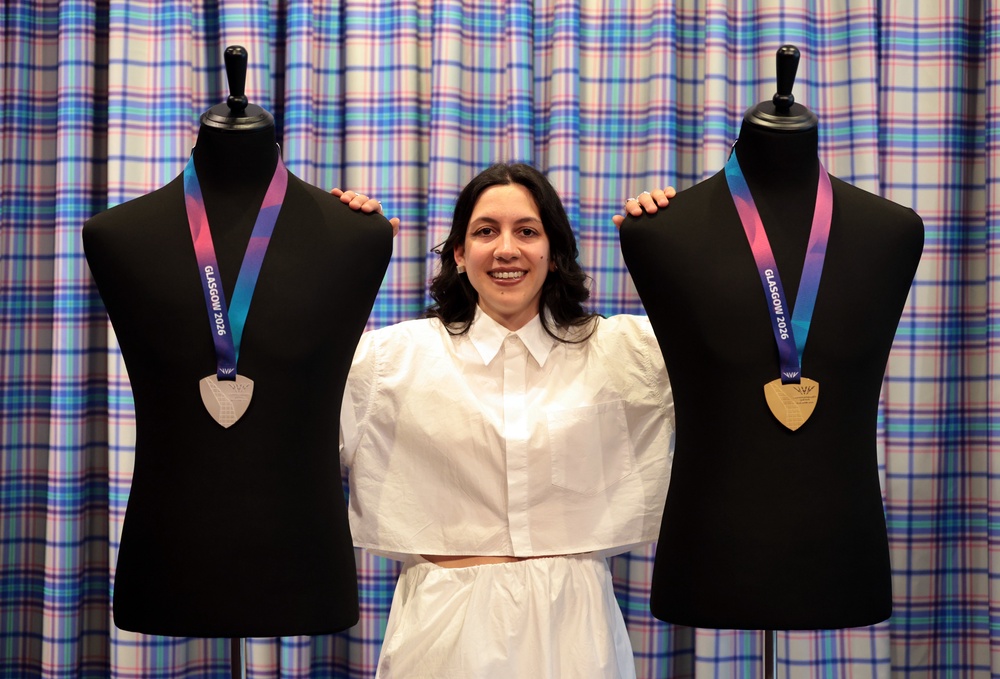 Militsa Milenkova said Glasgow’s coat of arms inspired her design (Ian MacNicol/PA) (PA Wire)