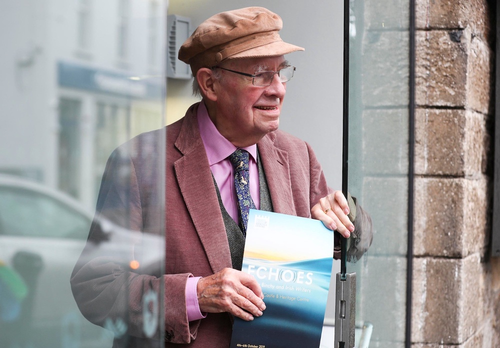 Handout image from the Echoes Maeve Binchy Literary Festival of author Gordon Snell has died aged 93. (Credit Conor McCabe Photography).