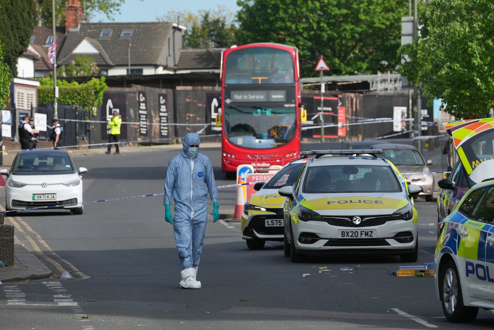 Two British Jewish men were stabbed on Wednesday in Golders Green (AP)