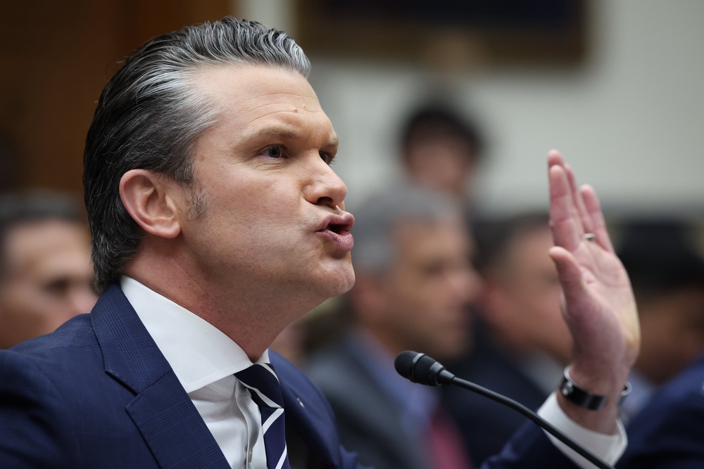 ‘Wish fulfillment is not a strategy,’ one congressman scolded Hegseth during the hearing (Getty)