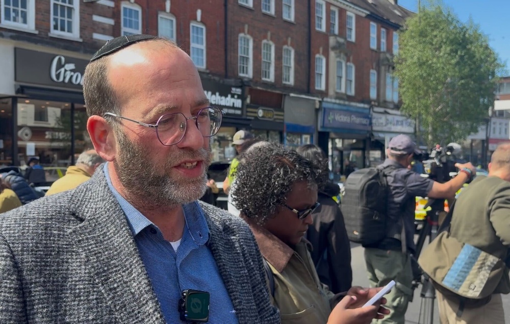 Israel Morgenstern said the Jewish community was worried for the safety of their children (Camille Chorley)