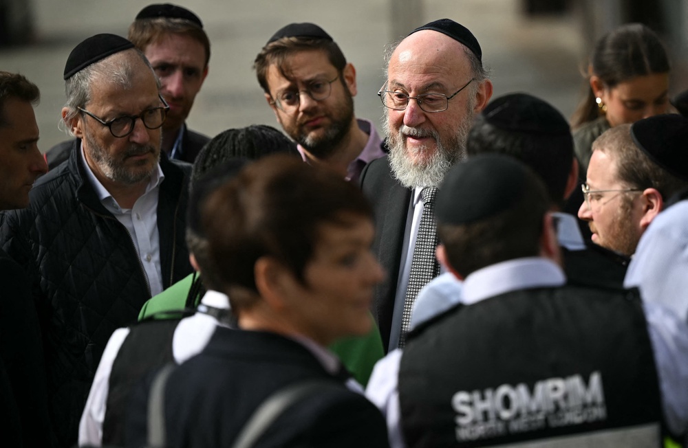 Ephraim Mirvis has called for ‘meaningful action’ (AFP/Getty)