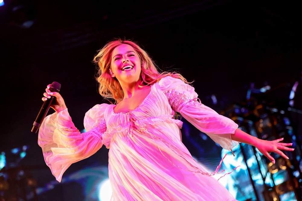 Immaculate vibes: Addison Rae will be a highlight on the We Love Green lineup (Getty)