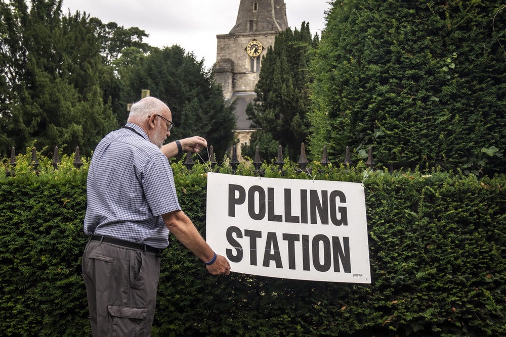 Image from: Local elections 2026 live: Polls set to close as millions vote in make-or-break test for Starmer