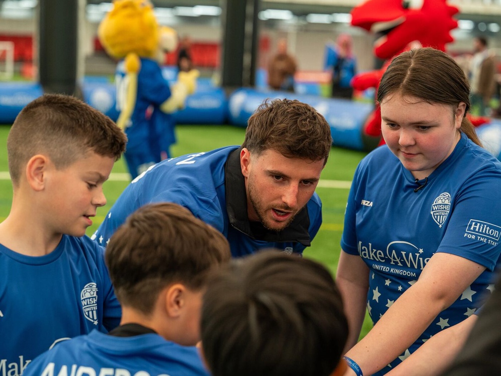 Mason Mount partnered with Make-A-Wish UK for a special event (Make-A-Wish UK handout)