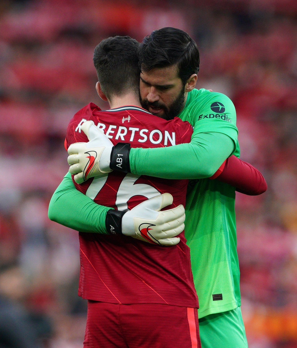 Liverpool are already losing two 30-somethings in Andy Robertson and Mohamed Salah this summer. It currently leaves Alisson, Virgil van Dijk and Wataru Endo as the only players aged 30-plus (Peter Byrne/PA) (PA Archive)