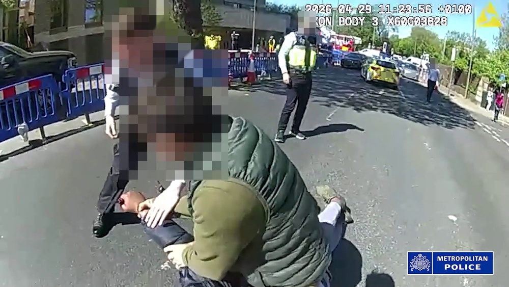 Police detain suspect in the Golders Green stabbing attack (PA)