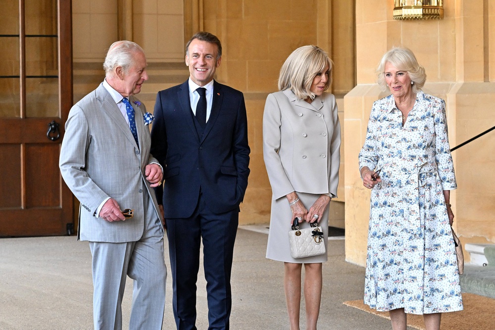 King Charles and Queen Camilla hosted the Macron’s for a state visit last year (AFP/Getty)
