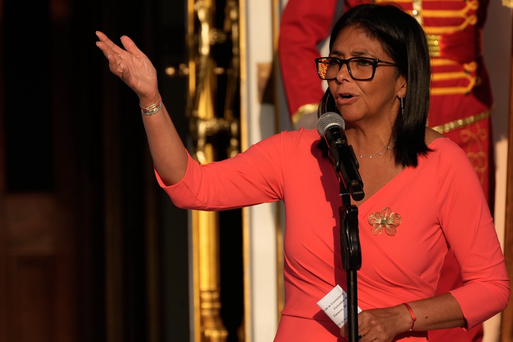 Venezuela's acting President Delcy Rodriguez (Associated Press)