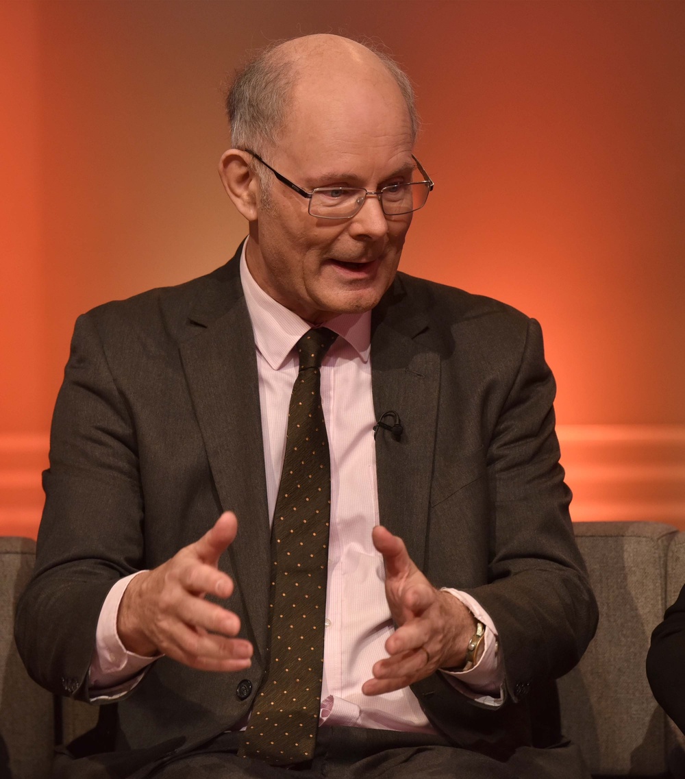 Sir John Curtice said while the SNP appears on course to win the most seats at Holyrood, there is ‘still plenty to fight over’ with one week to go (Jeff Overs/BBC/PA) (PA Media)