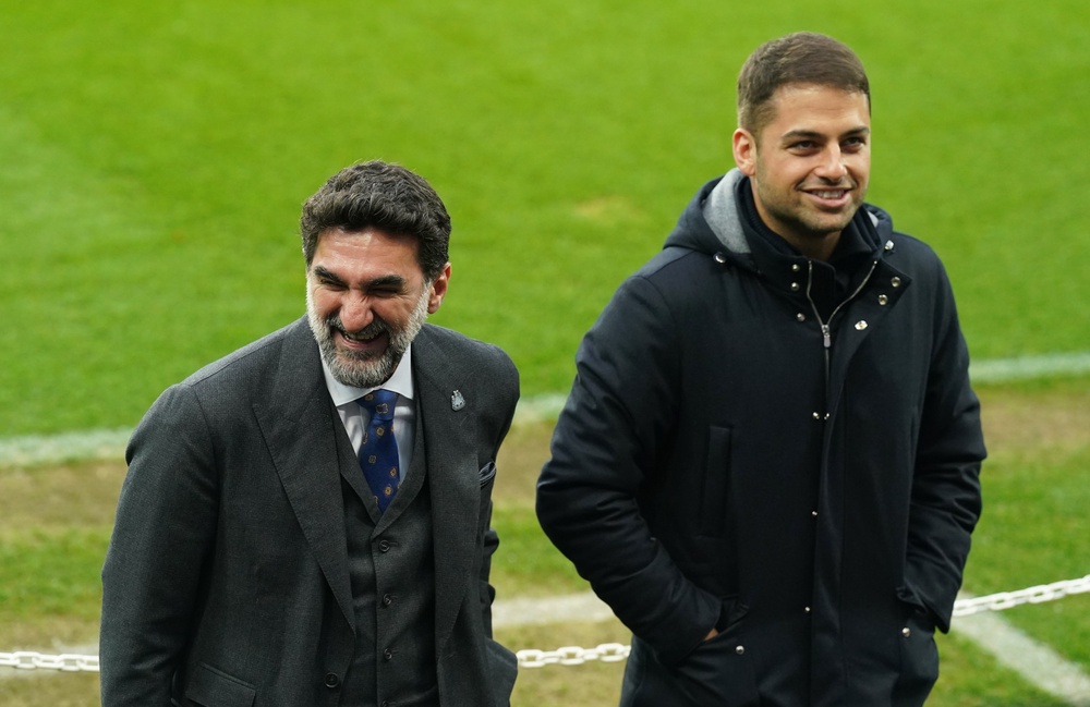Howe met with Yasir Al-Rumayyan on Thursday (right) (PA)