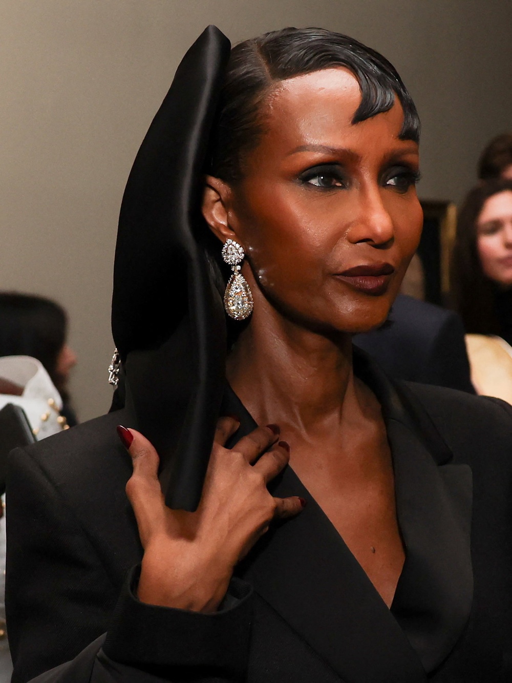 Model Iman attending the fifth annual King's Trust Global Gala (Getty)