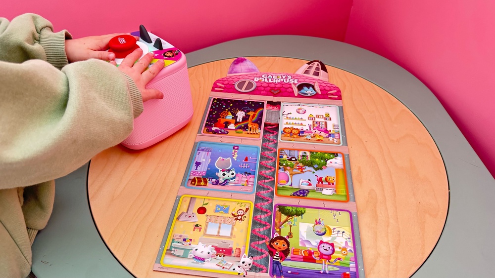 My daughter adored the new ToniePlay feature, which she was able to get the hang of instantly (Sarah Jones/The Independent)