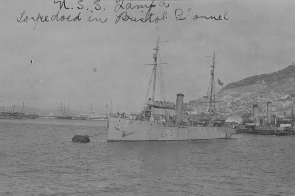 All 131 people on board the Tampa died when the ship sunk in 1918 (US Coast Guard)