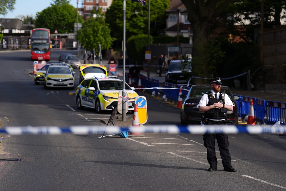 Two Jewish men were stabbed in Golders Green, north London, on Wednesday (PA Wire)