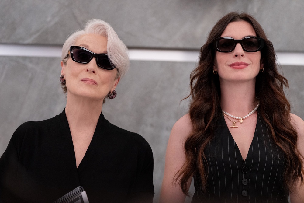Streep and Hathaway in ‘Devil Wears Prada 2’ (20th Century Studios)