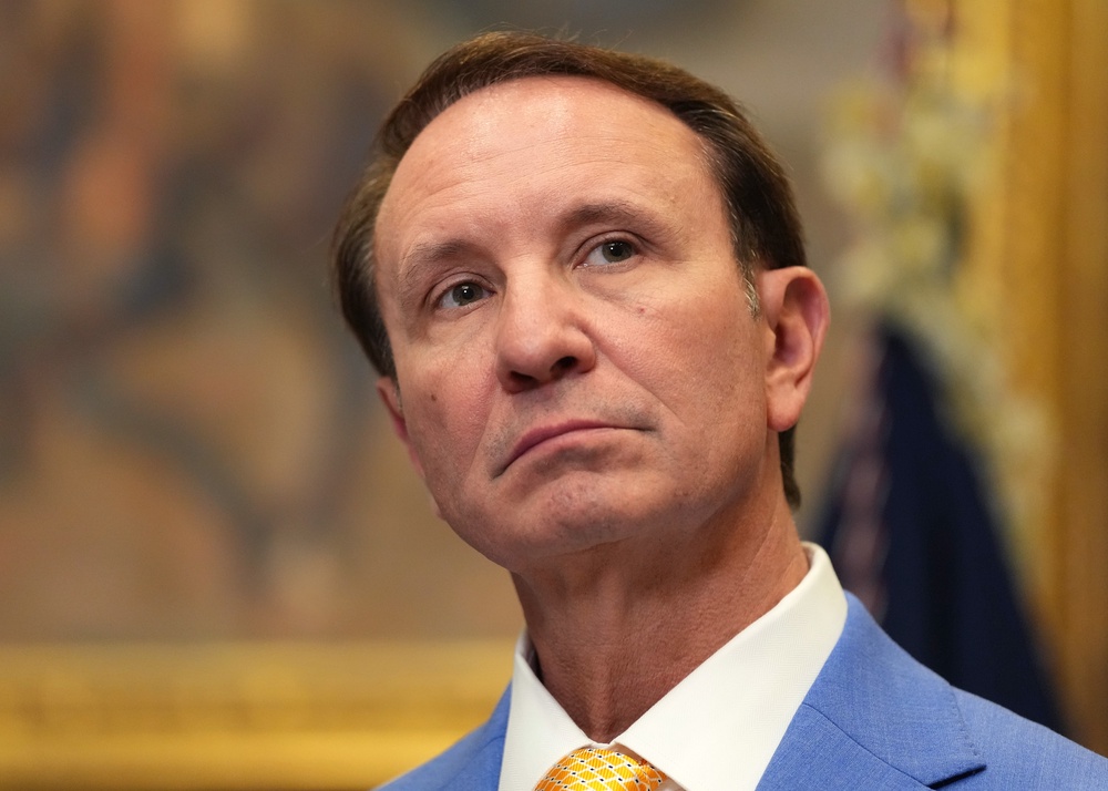 Jeff Landry, the Republican governor of Louisiana, took a public trip to Greenland this week where he met with Greenlandic officials (Getty)