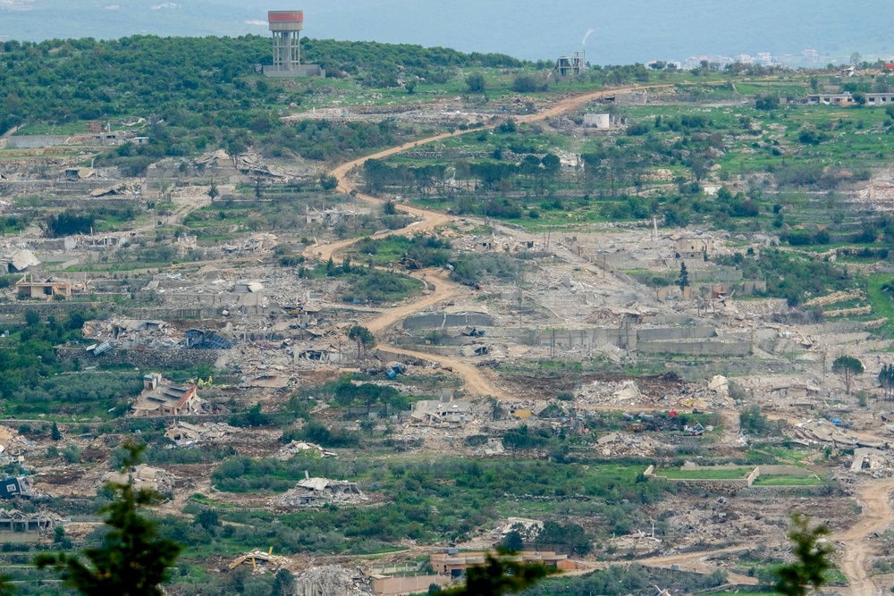 Beit Lif in southern Lebanon has been heavily damaged by Israeli bombardment (AFP/Getty)