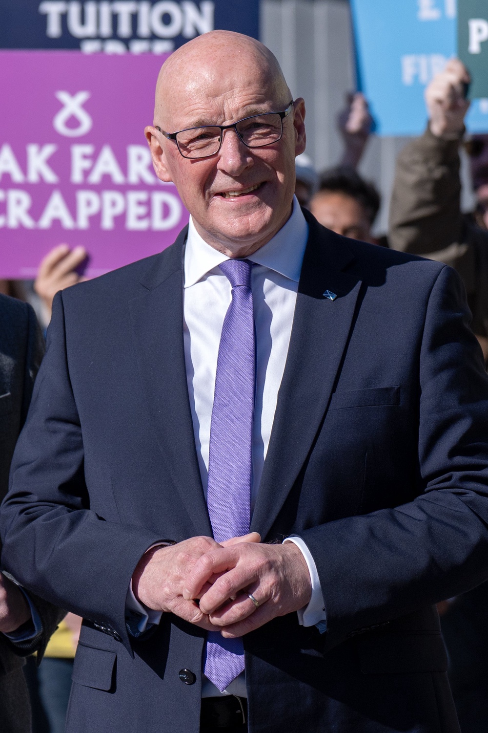 John Swinney welcomed the tariffs decision (Jane Barlow/PA) (PA Wire)