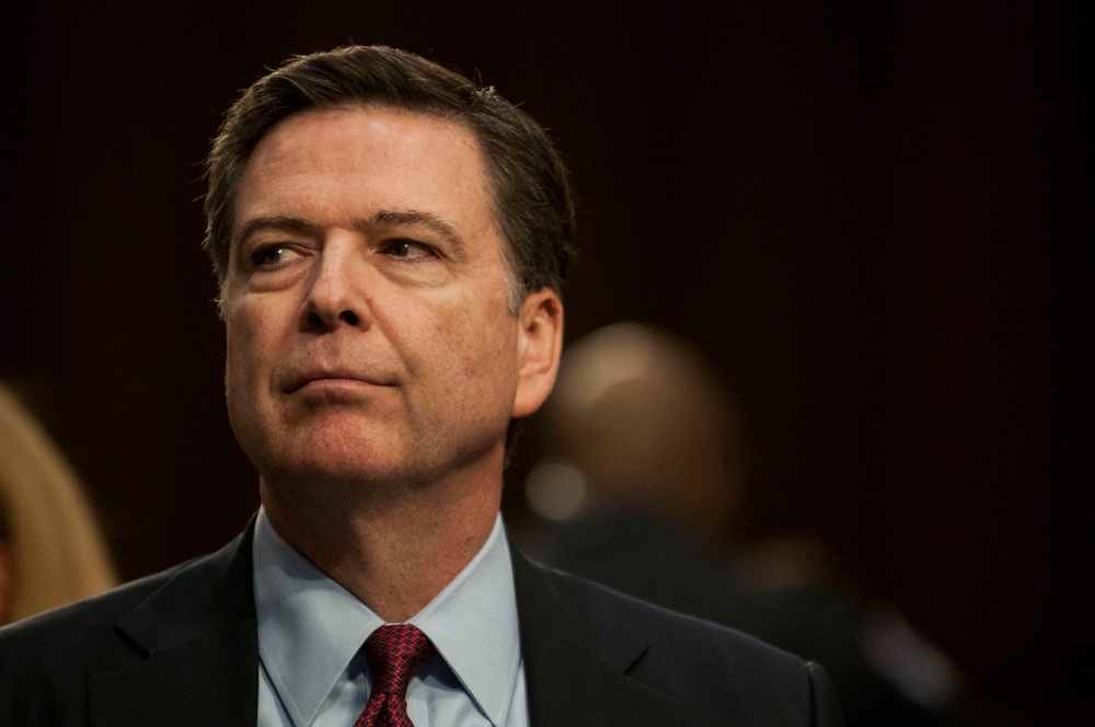 Former FBI Director James Comey was indicted Tuesday over an Instagram post officials claim was meant as a threat to Donald Trump’s life (Getty Images)
