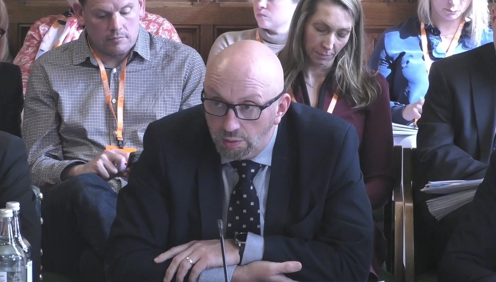 David Hinton, chief executive of South East Water (UK Parliament) (PA Wire)