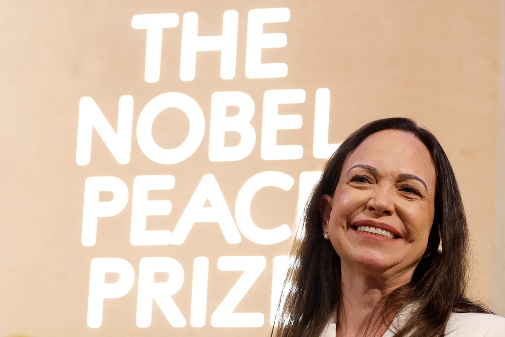 Trump has long claimed he deserves the Nobel Peace Prize, which was awarded to María Corina Machado in 2025 (AFP via Getty Images)