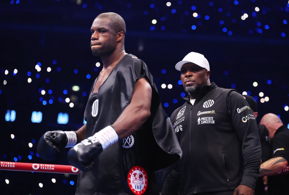 Coach Don Charles (right) has proven a huge positive in Dubois’s career (Getty)