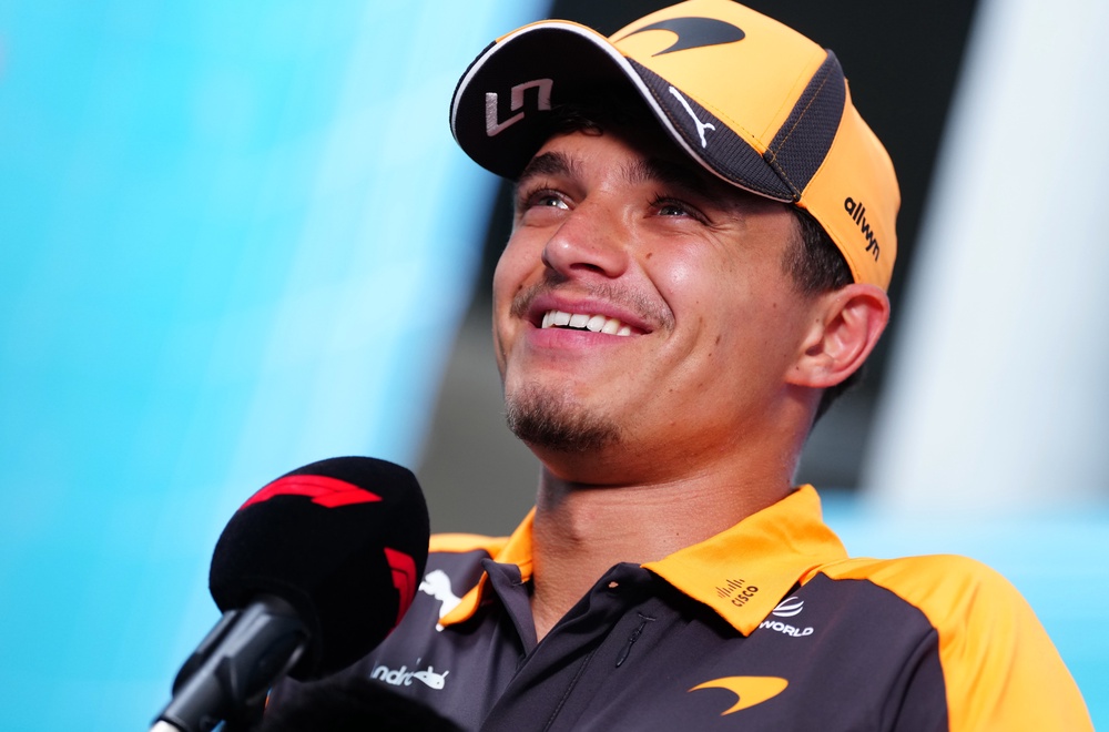 Lando Norris is excited by the project (Bradley Collyer/PA) (PA Wire)