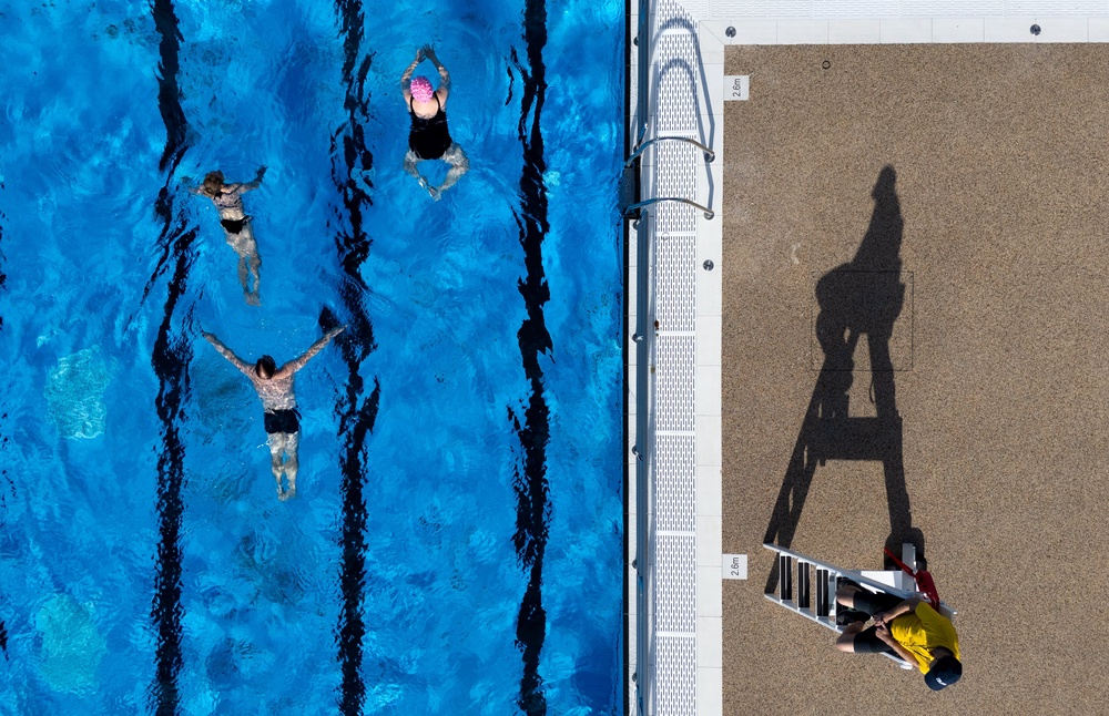 The lido will reopen to the public on Saturday a multimillion-pound redevelopment (Andrew Matthews/PA) (PA Wire)